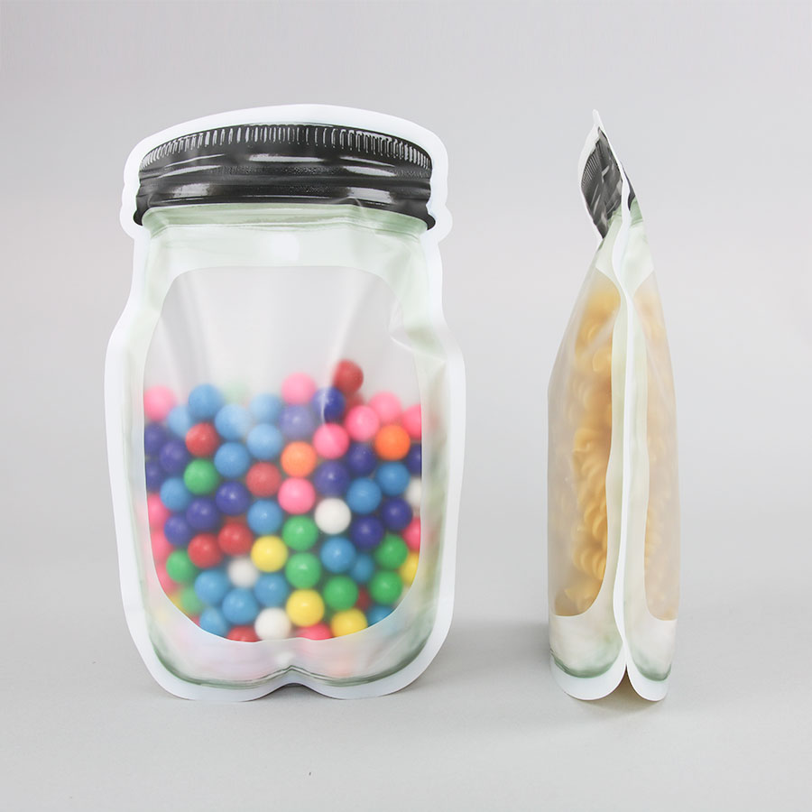 Zip lock bags that look like mason jars sale